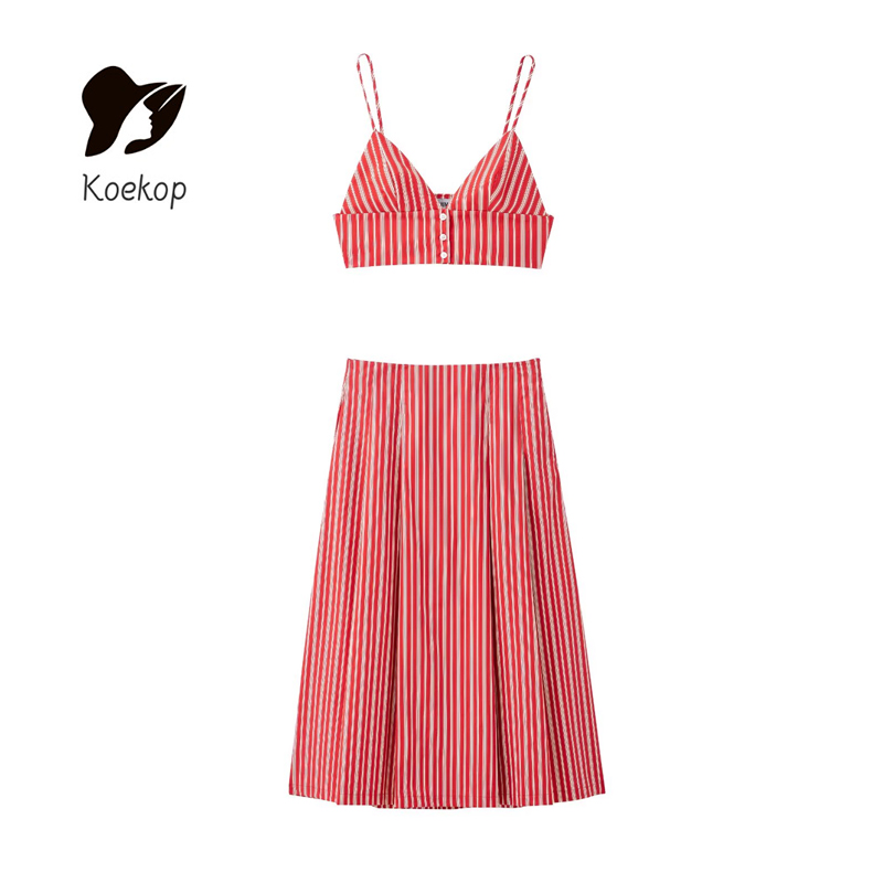 Strapless Bra Backless - Koekop Women's Fashion Sexy Striped Halter