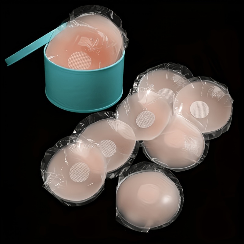 Silicone Bra Adhesive - 4pcs Set of Reusable Silicone Nipple