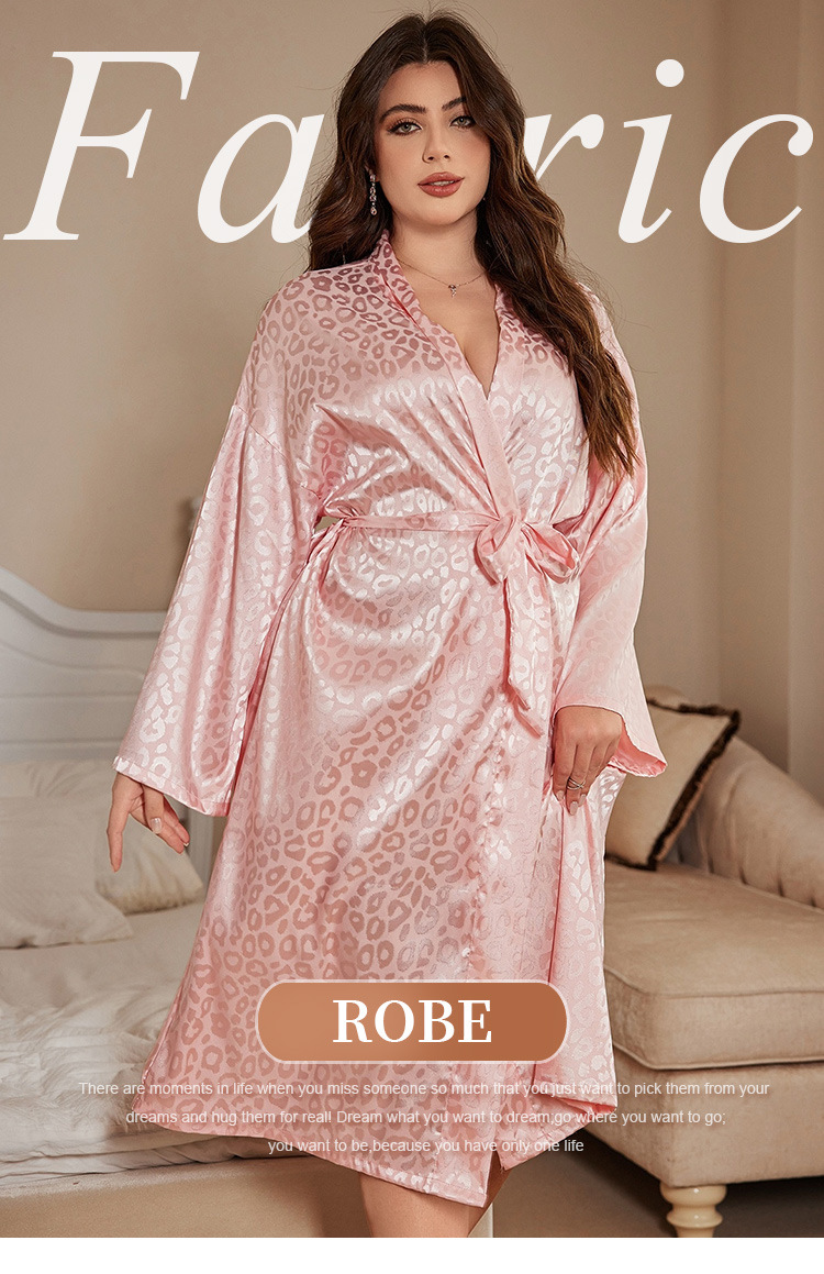 Robe Silk Women - Plus Size Robe Pajama Women Sleepwear