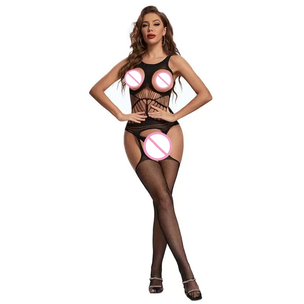 Lace Teddy Lingerie - Plus Sexy Lace Lingerie Women's Transparent