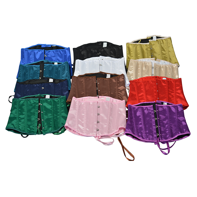 Corset Waist Cinch - 2025 Women Satin Underbust Corset Slimming