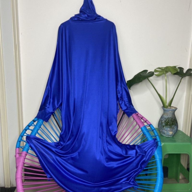 Robe Silk Women - Man Silky Touch Soft Hooded Maxi