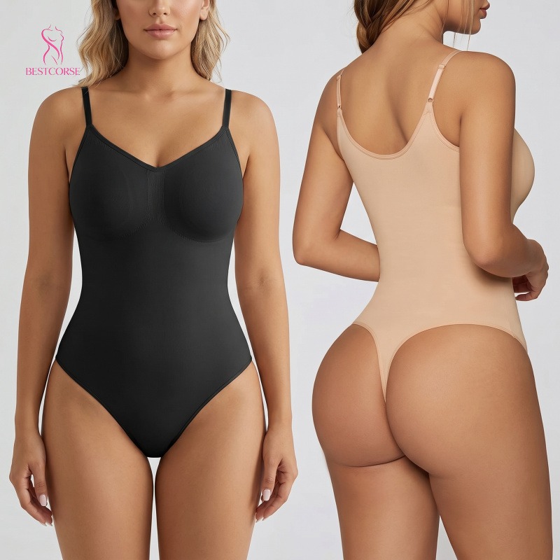 Shapewear Bodysuit Firm - XS 3XL Seamless Body Suit Shapewear