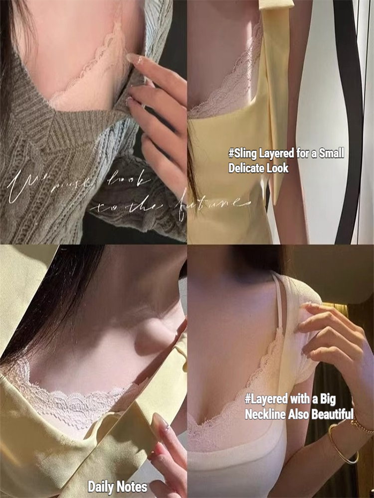 French Style Lace Bralette Fem - Bralette Wireless Soft ulasan dan harga