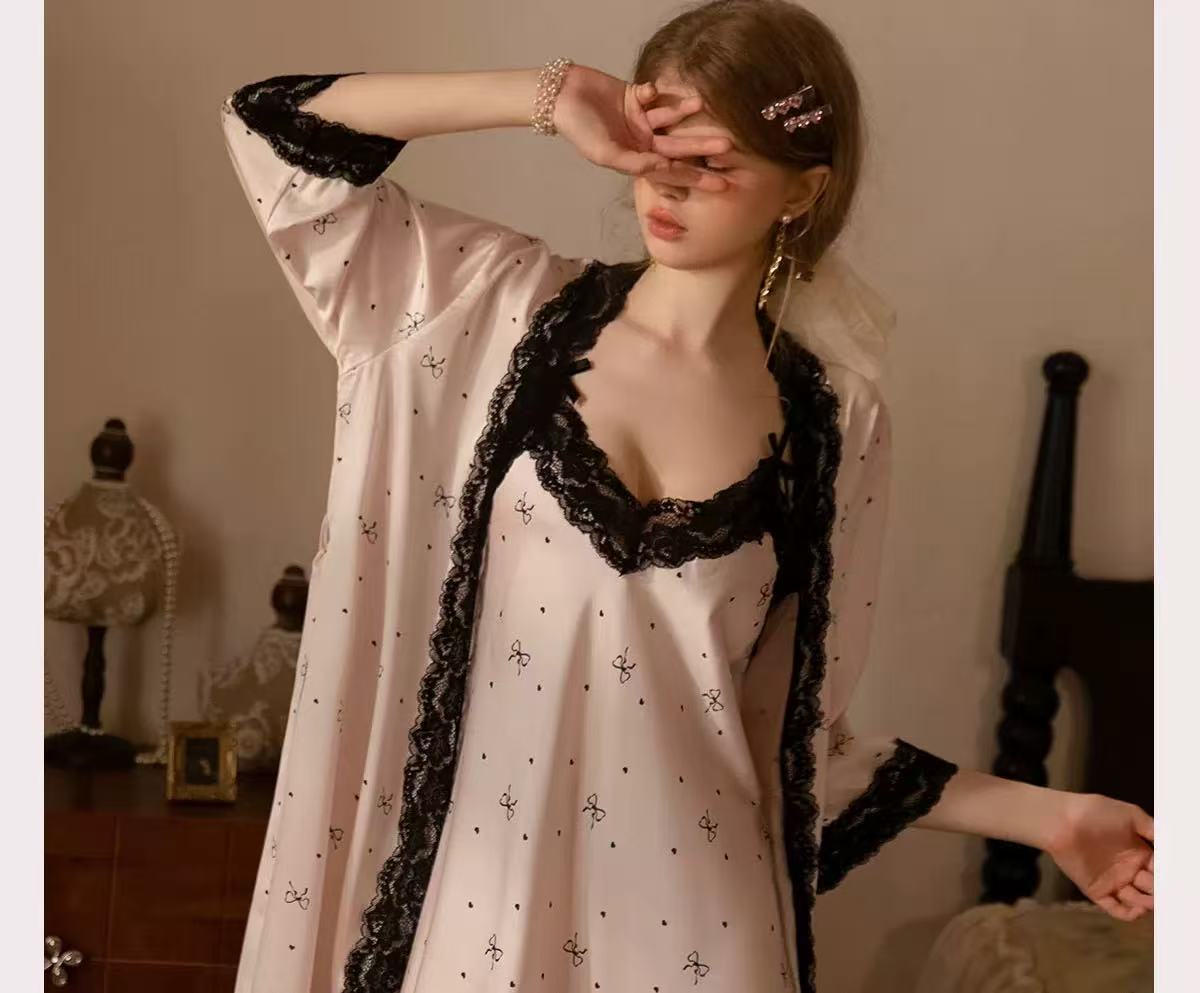 Sexy Summer Sleepwear for Wome - Robe Silk Women ulasan dan harga