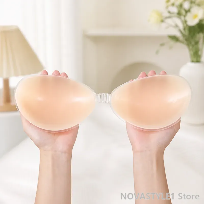 2pcs silicone breast lift pads - Silicone Bra Adhesive ulasan dan harga