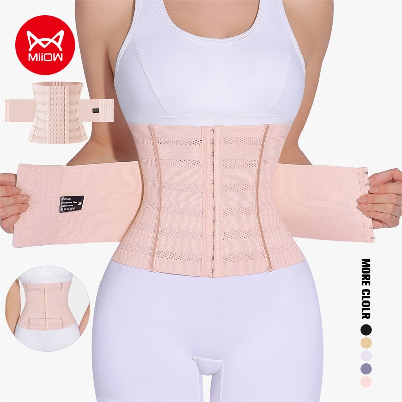 MiiOW Waist Trainer Corset Wom - Shapewear Bodysuit Firm ulasan dan harga