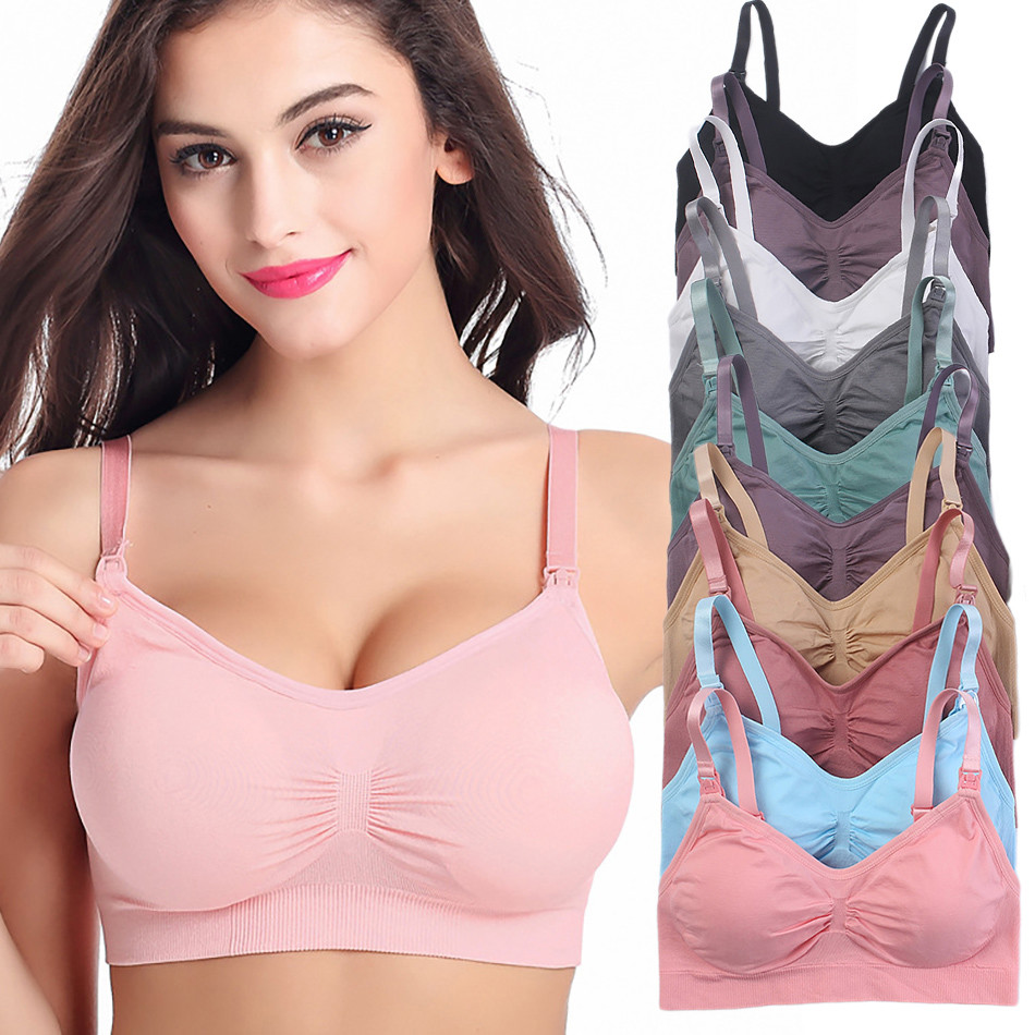 Breathable Maternity Pregnant  - Nursing Bra Sleep ulasan dan harga