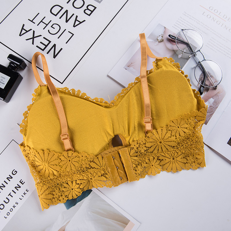 3D Sexy girl lace Lingerie Sea - Strapless Bra Backless ulasan dan harga