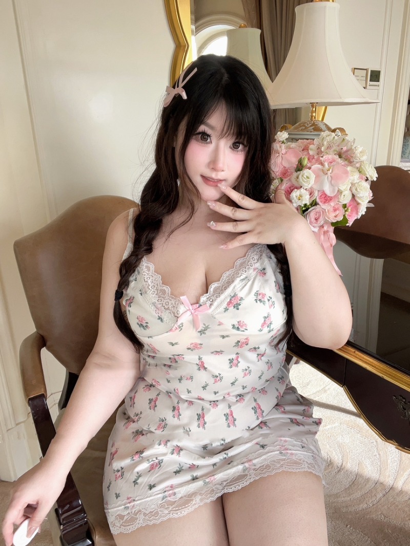 Women's Sexy Plus Size Lingeri - Babydoll Chemise Night ulasan dan harga