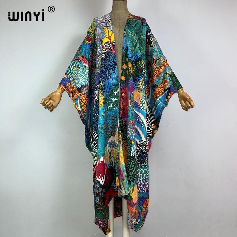 WINYI Africa Middle East kimon - Robe Silk Women ulasan dan harga