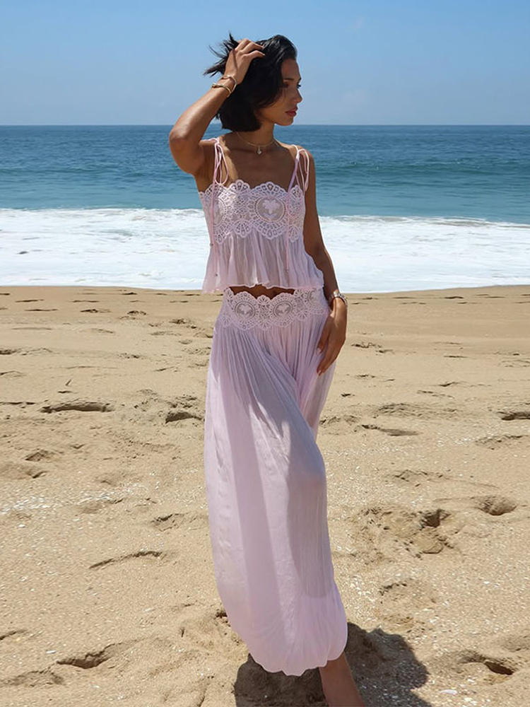 Beach Lace Hollow Out Women's  - Strapless Bra Backless ulasan dan harga
