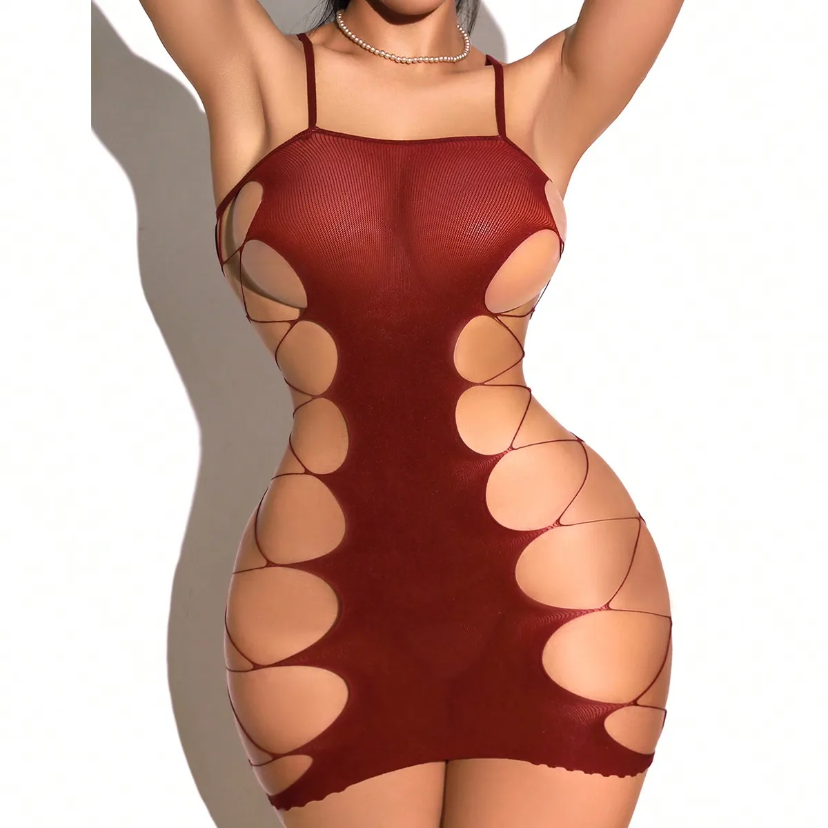 New Fashion Womens body Stocki - Bodystocking Fishnet ulasan dan harga