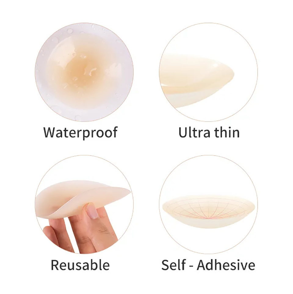 Reusable Silicone Adhesive Nip - Silicone Bra Adhesive ulasan dan harga