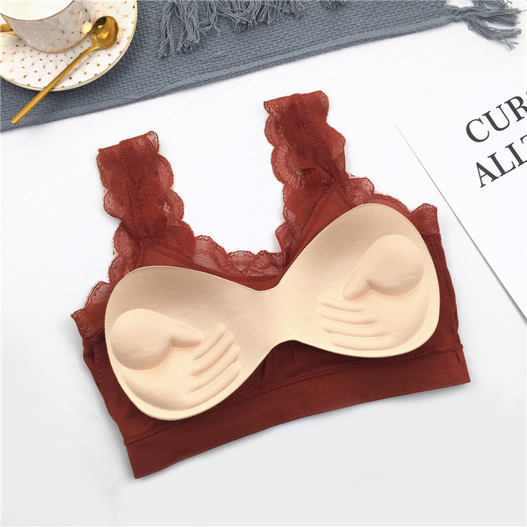 3D Sexy lace Lingerie Seamless - Strapless Bra Backless ulasan dan harga