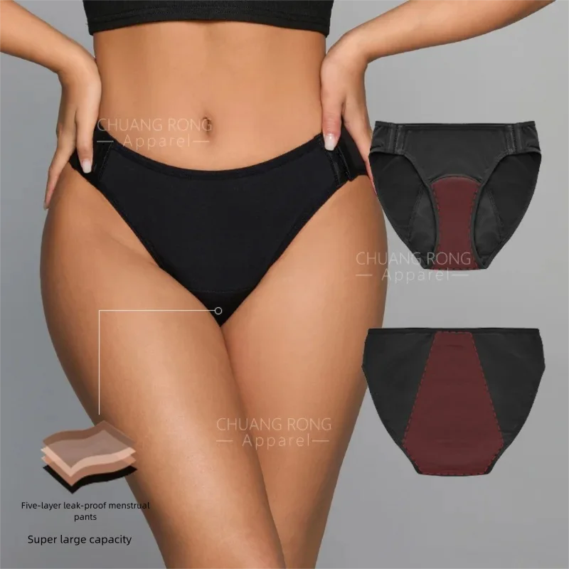 Plus Size Women's Easy-On Snap - Period Panty Absorbent ulasan dan harga