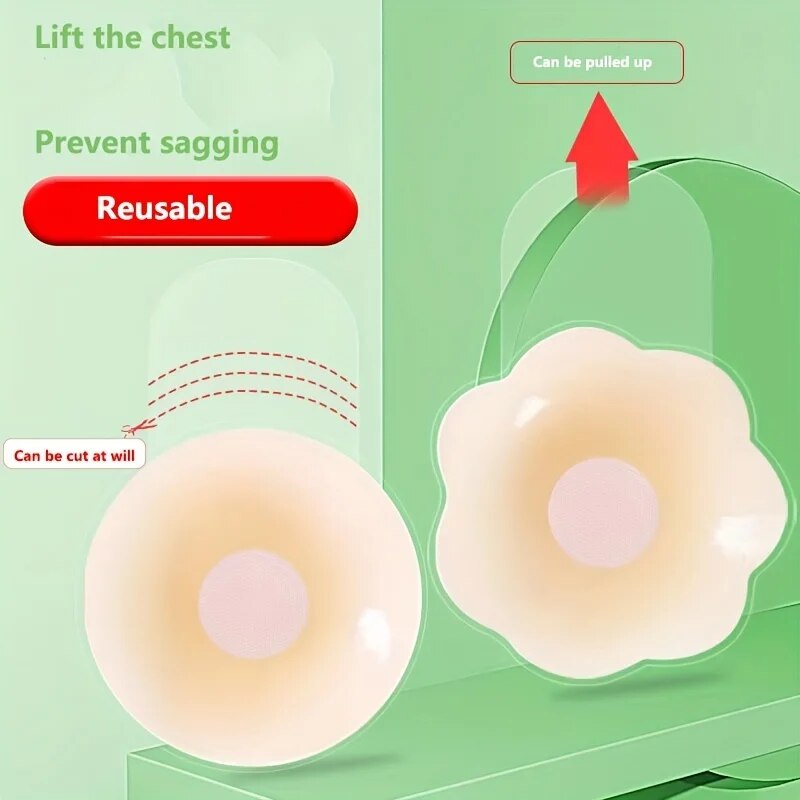 1Pairs Silicone Nipple Cover L - Silicone Bra Adhesive ulasan dan harga