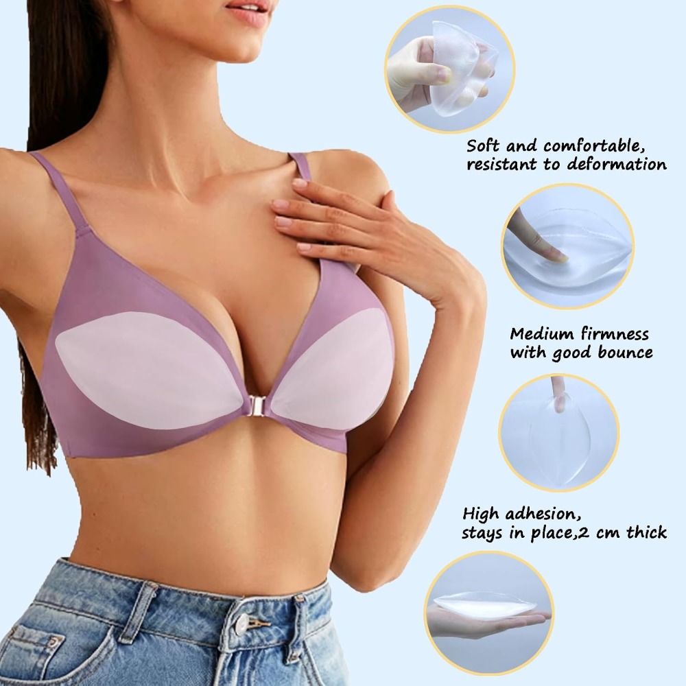 Adhesive Silicone Bra Inserts  - Silicone Bra Adhesive ulasan dan harga