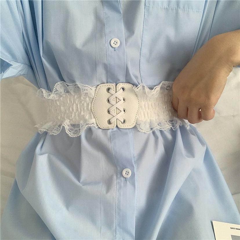1 Pcs Lace Waist Cinching Belt - Corset Waist Cinch ulasan dan harga