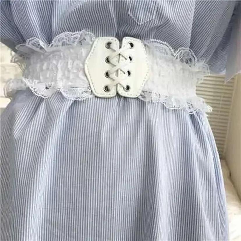 1 Pcs Lace Waist Cinching Belt - Corset Waist Cinch ulasan dan harga