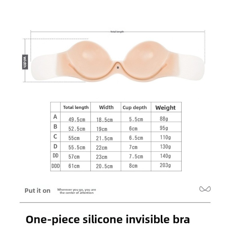 Strapless Silicone Adhesive Br - Strapless Bra Backless ulasan dan harga