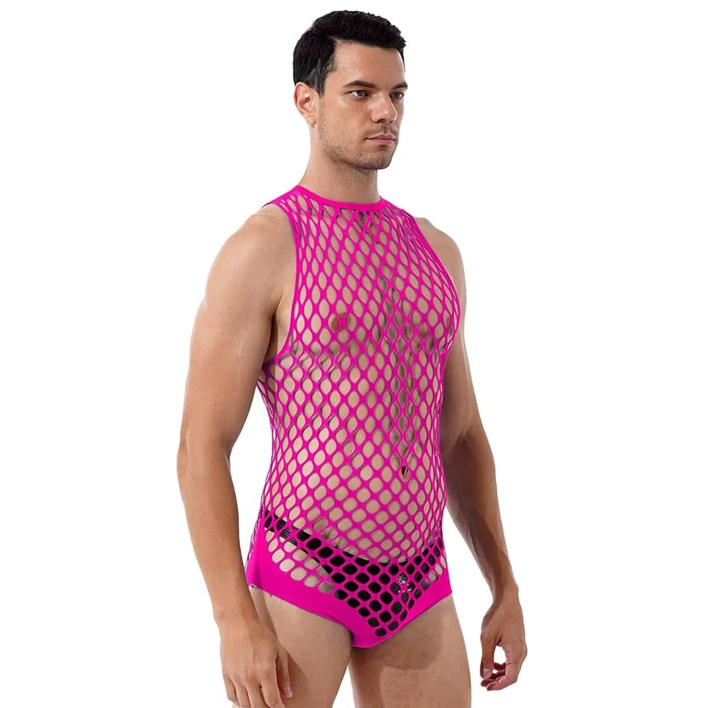 Gay Bodystocking Man Fetish Bo - Bodystocking Fishnet ulasan dan harga