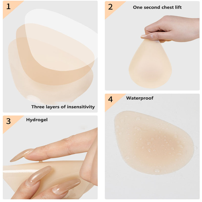 Waterdrop Invisible Bra Silico - Nipple Cover Pasties ulasan dan harga