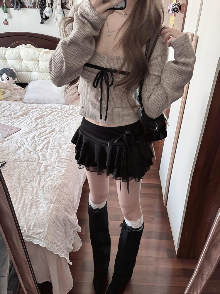 Japanese Vintage Coquette 3 Pi - Cami Top Lace ulasan dan harga