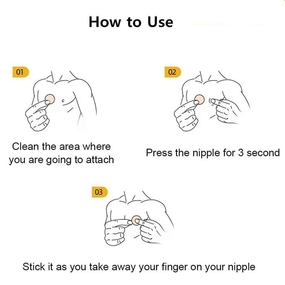 Disposable Invisible Men's Nip - Nipple Cover Pasties ulasan dan harga