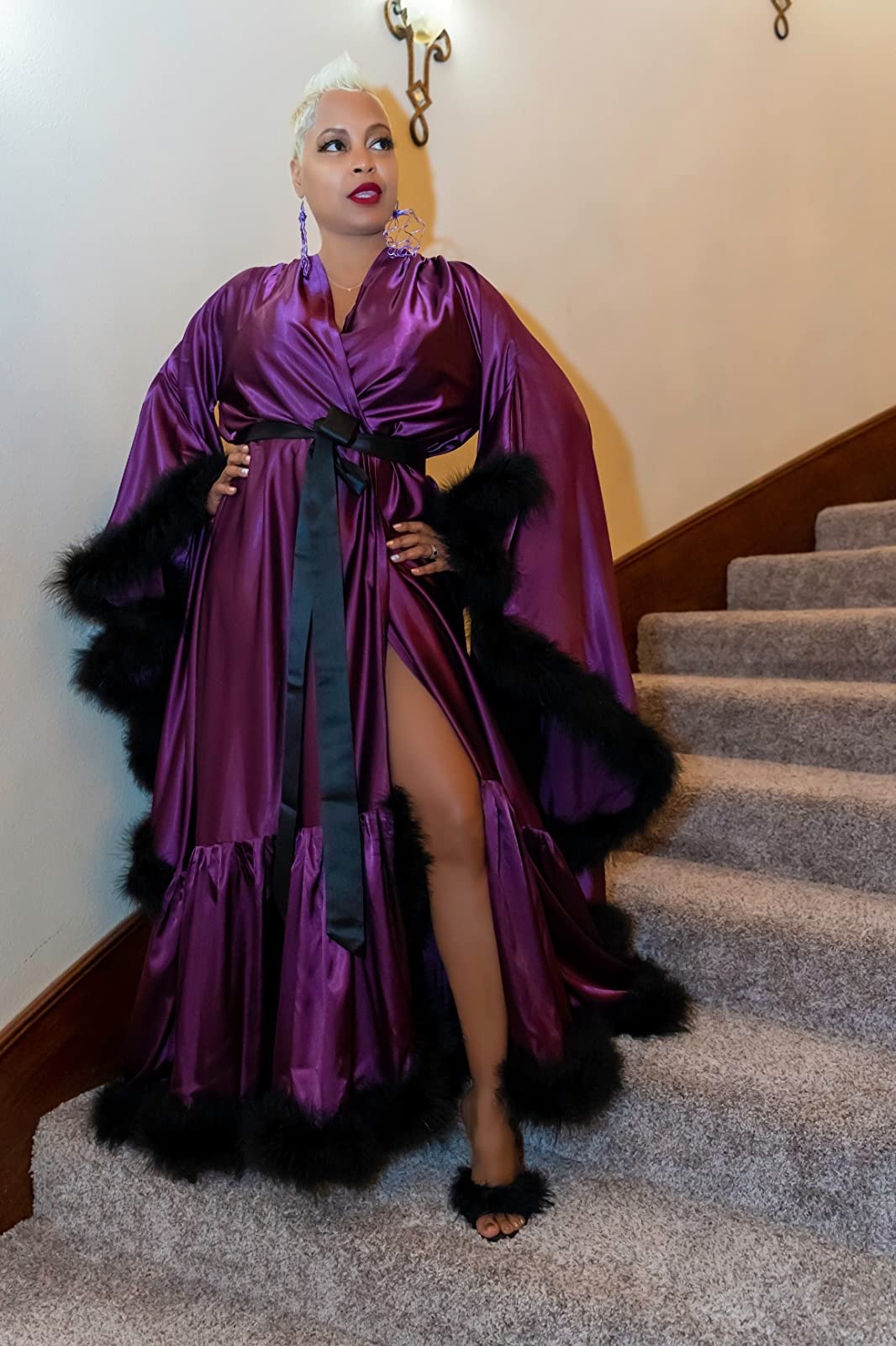 Customized Bathrobe for Women  - Robe Silk Women ulasan dan harga