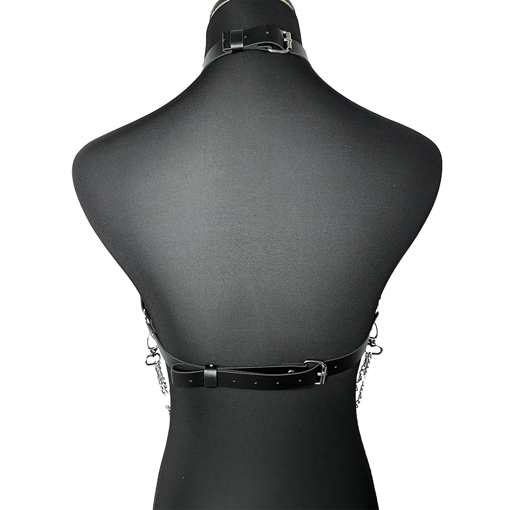 Chain with Leather Lingerie Wo - Garter Belt Set ulasan dan harga