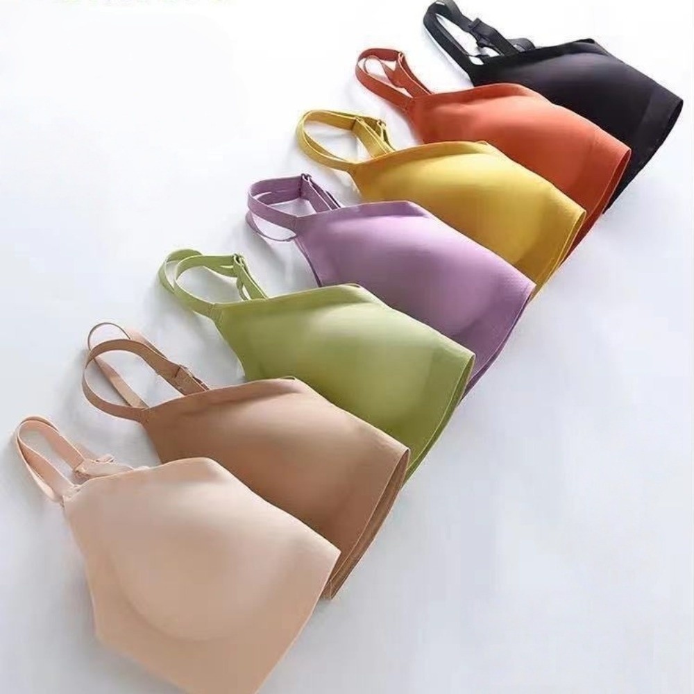 Push Up Wireless Bra Gathered  - Bralette Wireless Soft ulasan dan harga