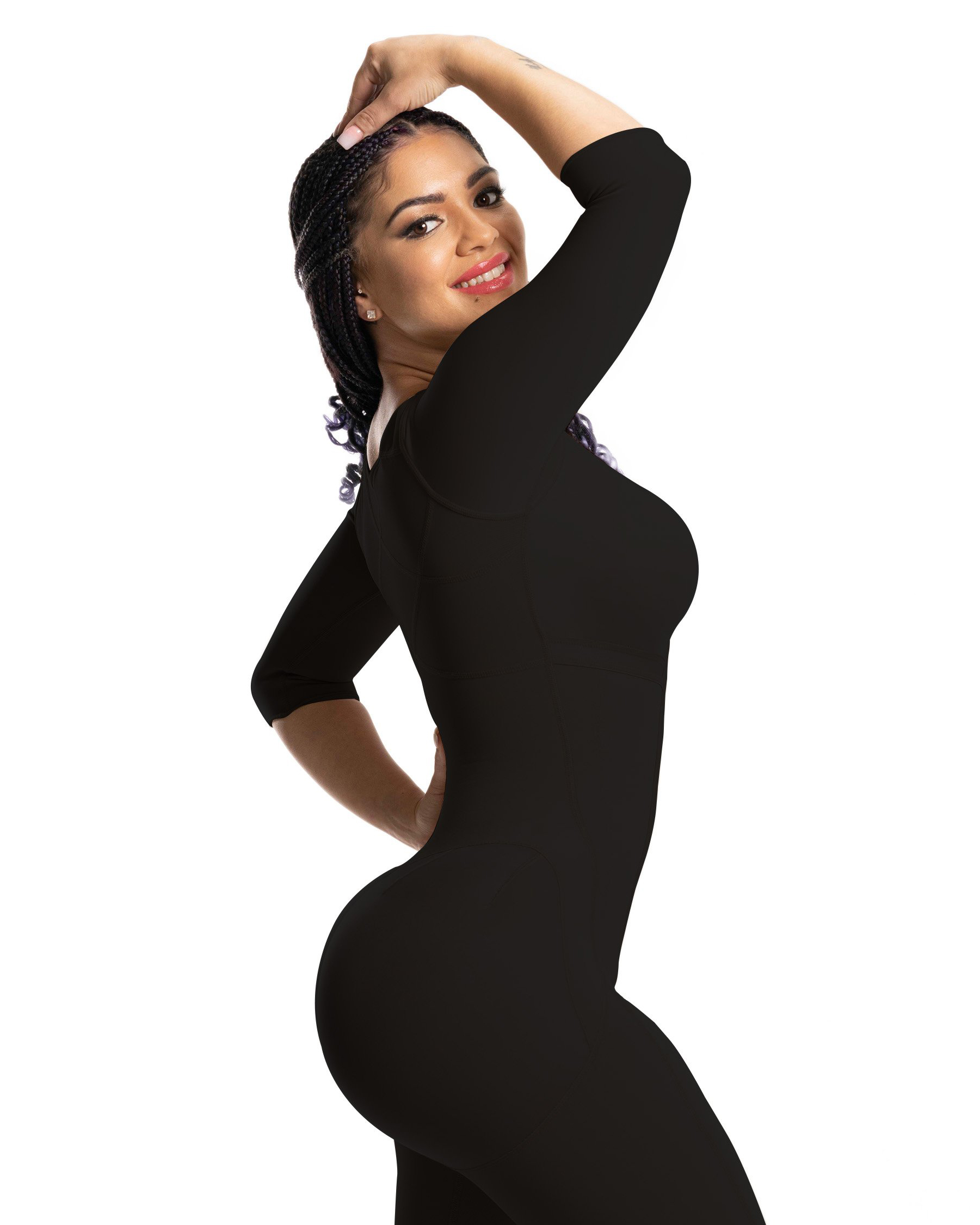 Fajas Colombianas Long Sleeve  - Shapewear Bodysuit Firm ulasan dan harga