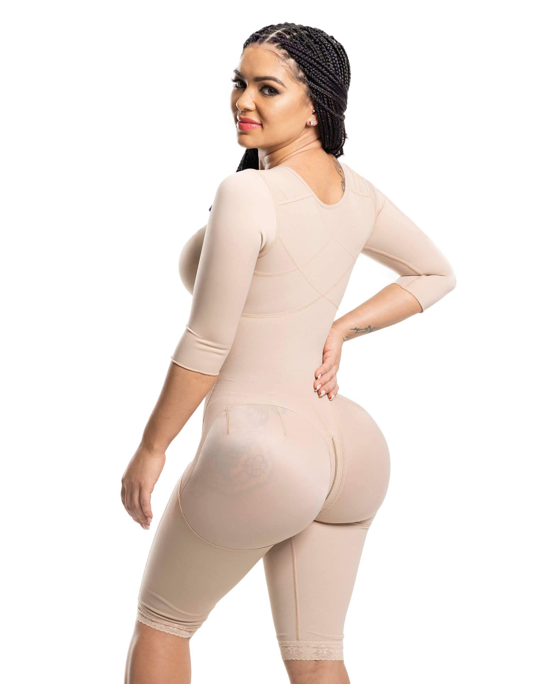 Fajas Colombianas Long Sleeve  - Shapewear Bodysuit Firm ulasan dan harga