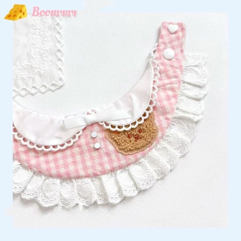 Pet Spring Plaid Cute Bib Pet  - Lace Teddy Lingerie ulasan dan harga