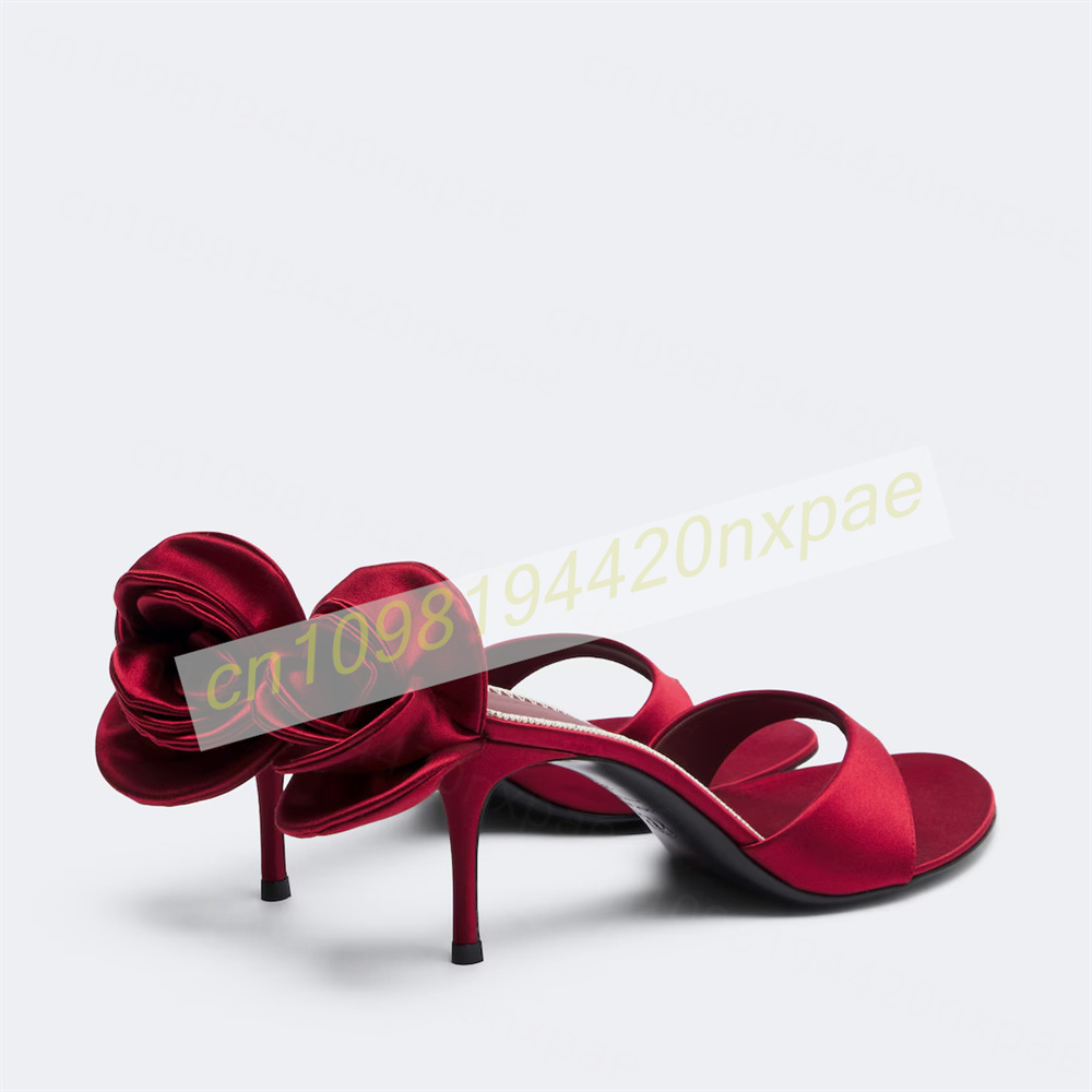 Women Red Satin Thong Mule San - Slip Dress Satin ulasan dan harga