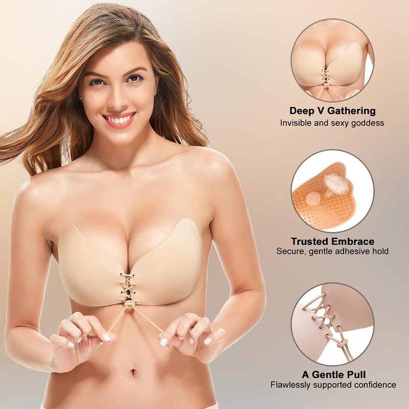 1/2 Pairs Women Summer Backles - Strapless Bra Backless ulasan dan harga
