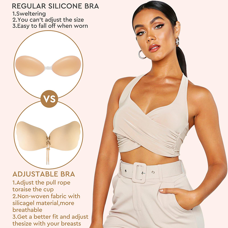 1/2 Pairs Women Summer Backles - Strapless Bra Backless ulasan dan harga