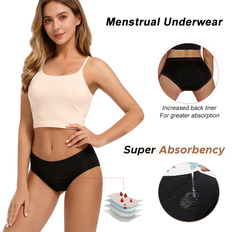 Heavy Flow Menstrual Panties 4 - Period Panty Absorbent ulasan dan harga