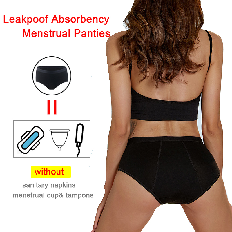 3Pcs Heavy Flow Menstrual Pant - Period Panty Absorbent ulasan dan harga