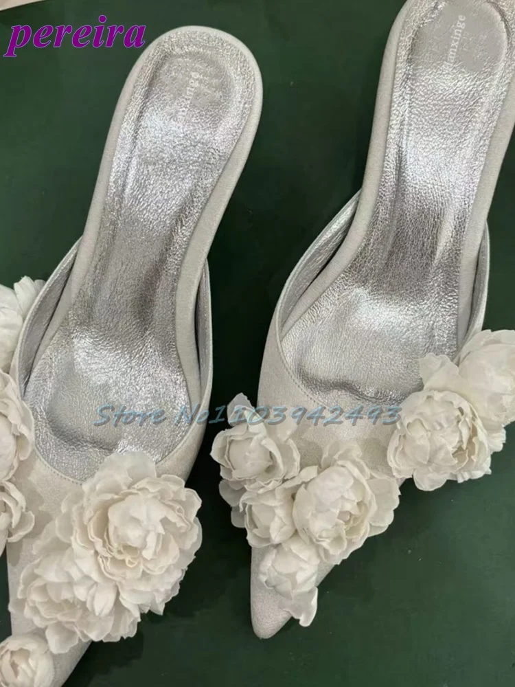 Multi Flower Wedding Sandals S - Slip Dress Satin ulasan dan harga