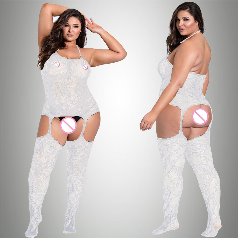 New Plus Size Bodystocking Bod - Bodystocking Fishnet ulasan dan harga