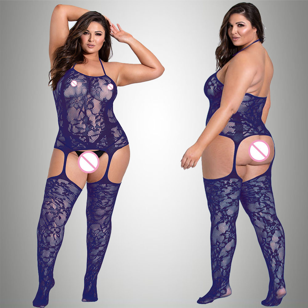 New Plus Size Bodystocking Bod - Bodystocking Fishnet ulasan dan harga