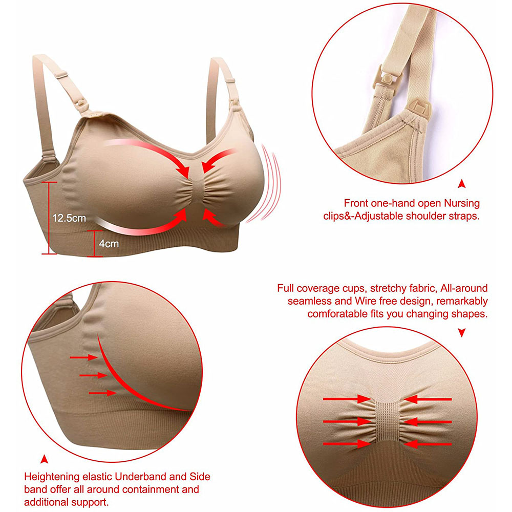 Wirefree Nursing Clothing Cott - Nursing Bra Sleep ulasan dan harga