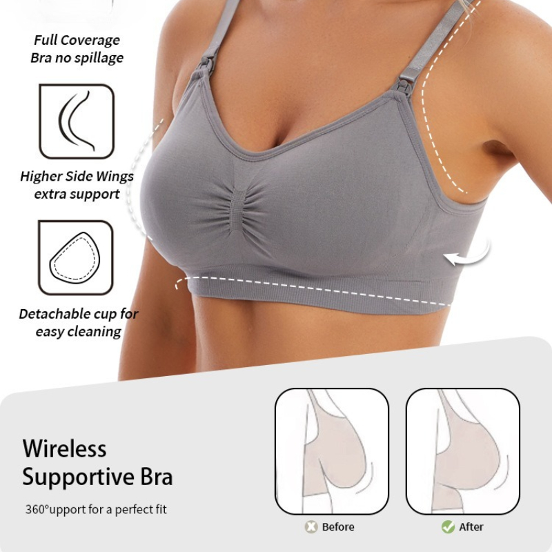 Wirefree Nursing Clothing Cott - Nursing Bra Sleep ulasan dan harga