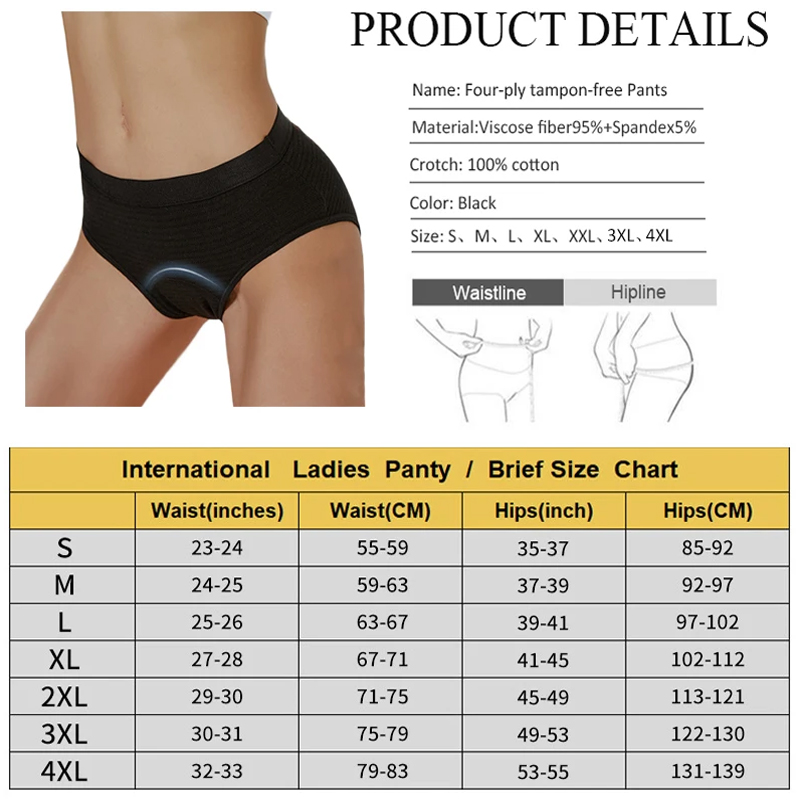 2Pc Heavy Flow Pure Cotton Men - Period Panty Absorbent ulasan dan harga