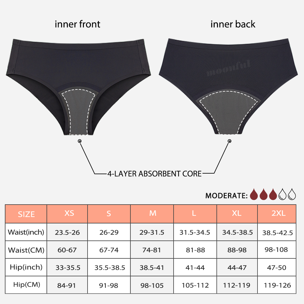 Seamless Menstruation Panties  - Period Panty Absorbent ulasan dan harga
