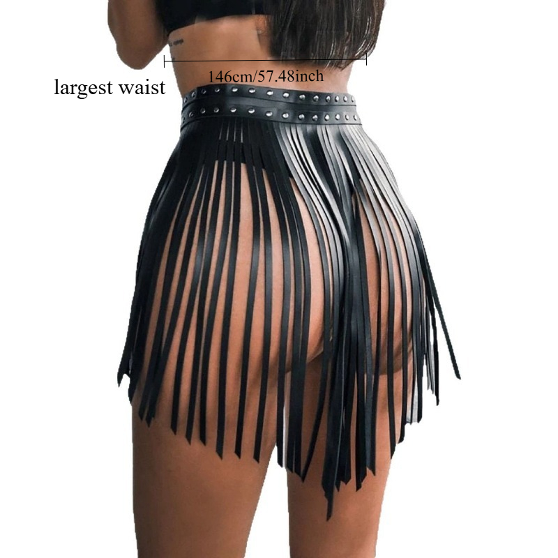 Women Gothic Bondage Skirt Bla - Garter Belt Set ulasan dan harga