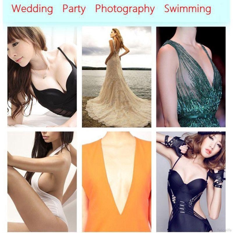 6/12PCS Invisible Self Adhesiv - Silicone Bra Adhesive ulasan dan harga