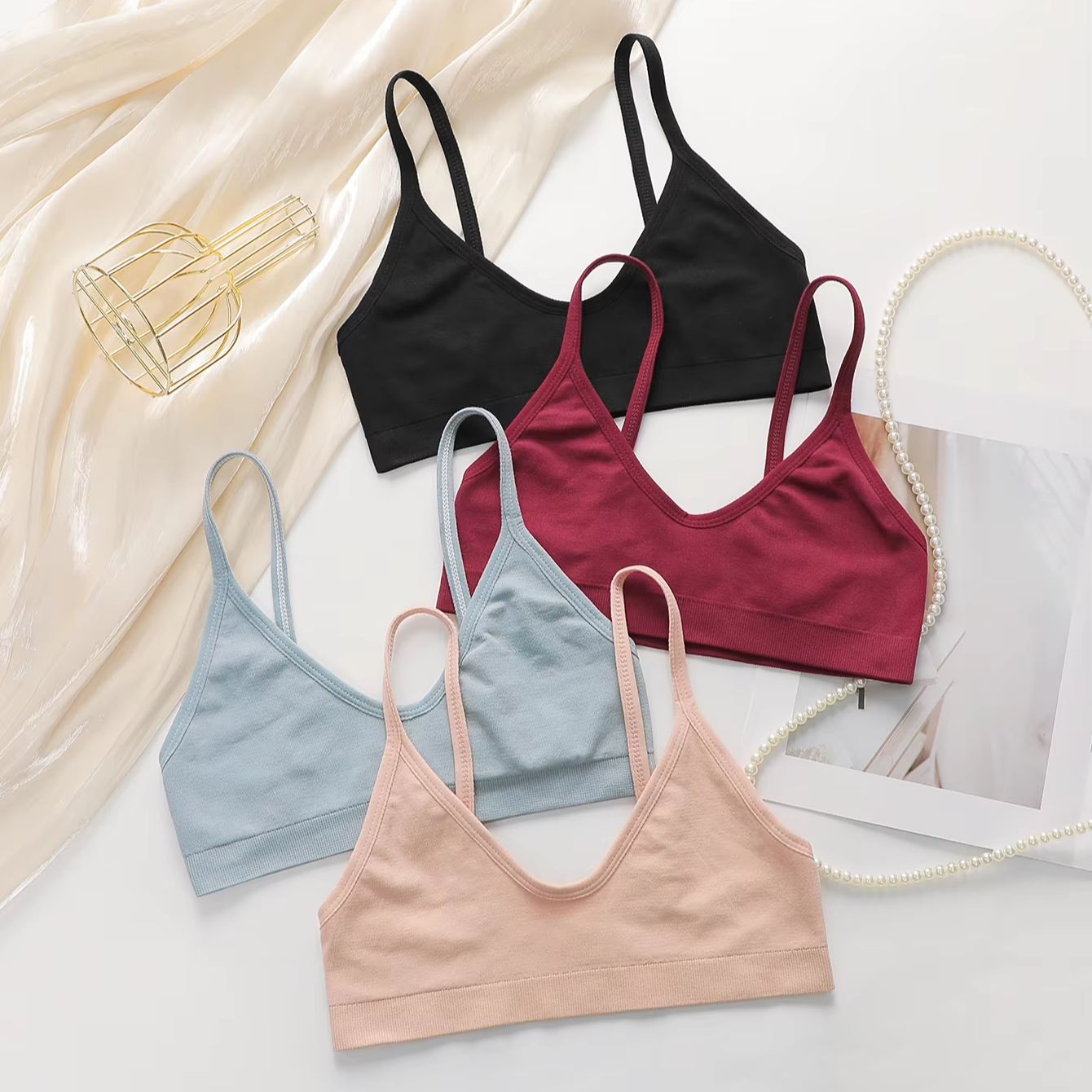 Women Seamless Wireless Bra So - Bralette Wireless Soft ulasan dan harga